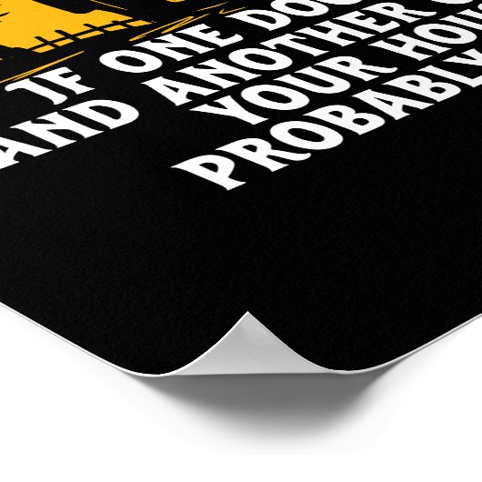 面白いハロウィン幽霊のよく出るハウス感動的引用文 ポスター (角)