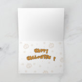 面白いハロウィン恋しく思カード カード (内部)