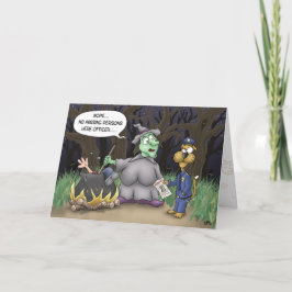 面白いハロウィン恋しく思カード カード