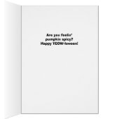 面白いハロウィン感じのパンプキンスパイシー (内側 (右))