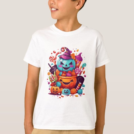 面白いハロウィン かぼちゃ Tシャツ (正面)