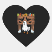 面白いハロウィン ハートシール (正面)