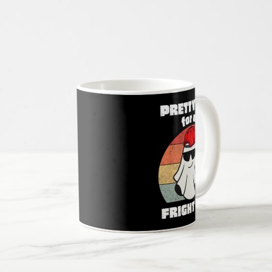 面白いハロウィーンかわいい幽霊不気味面白いハロウィーン コーヒーマグカップ (正面右)