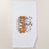 面白いハロウィーンことわざヒッパイハロウィーン ビーチタオル (正面)