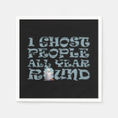 面白いハロウィーンことわざ スタンダードカクテルナプキン (正面)