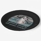 面白いハロウィーンことわざ ペーパープレート (アングル)