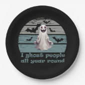 面白いハロウィーンことわざ ペーパープレート (正面)