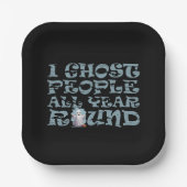 面白いハロウィーンことわざ ペーパープレート (正面)