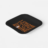 面白いハロウィーンことわざ ペーパープレート (傾斜あり)