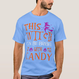 面白いハロウィーンこの魔女はCandで買収することができる Tシャツ