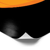 面白いハロウィーンと感謝祭のインフレーションのグラフィック ポスター (コーナー)