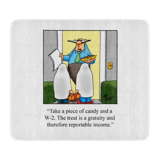 面白いハロウィーンのカッティングボードギフト カッティングボード (正面)