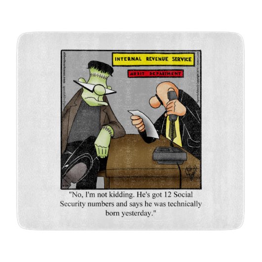 面白いハロウィーンのカッティングボードギフト カッティングボード (正面)