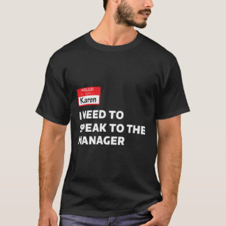 面白いハロウィーンのカレンの衣装話私はする必要がある Tシャツ