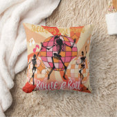 面白いハロウィーンのスケルトンがラトルしたい転が& クッション (ブランケット)