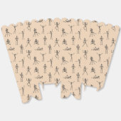 面白いハロウィーンのスケルトン フェイバーボックス (見開き)