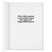 面白いハロウィーンのフィーリング'スパイシーなジャックオランタン (内側 (右))