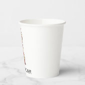 面白いハロウィーンのホットドッグミイラHalloiener Pun 紙コップ (左)