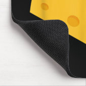 面白いハロウィーンのマッチングコスチュームチーズ マウスパッド (コーナー)