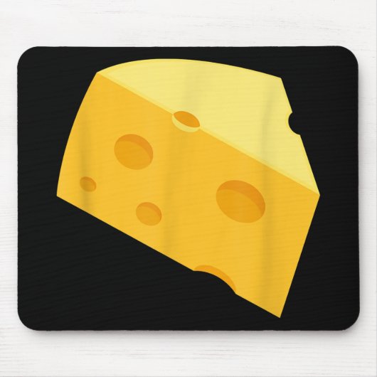 面白いハロウィーンのマッチングコスチュームチーズ マウスパッド (正面)