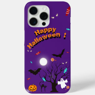 面白いハロウィーンの生き物とキャンディー iPhone 15 PRO MAXケース