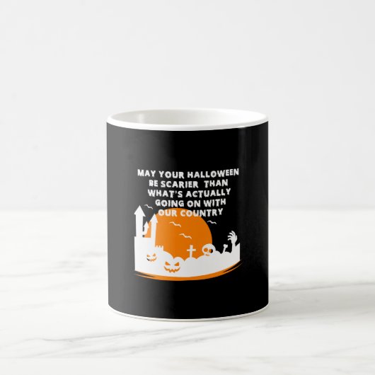 面白いハロウィーンの衣装 コーヒーマグカップ (中央)