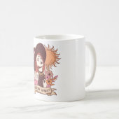 面白いハロウィーンの魔女 コーヒーマグカップ (正面右)