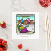 面白いハロウィーンカクテルパーティーナプキンス スタンダードカクテルナプキン (インサイチュ)