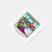 面白いハロウィーンカクテルパーティーナプキンス スタンダードカクテルナプキン (角)