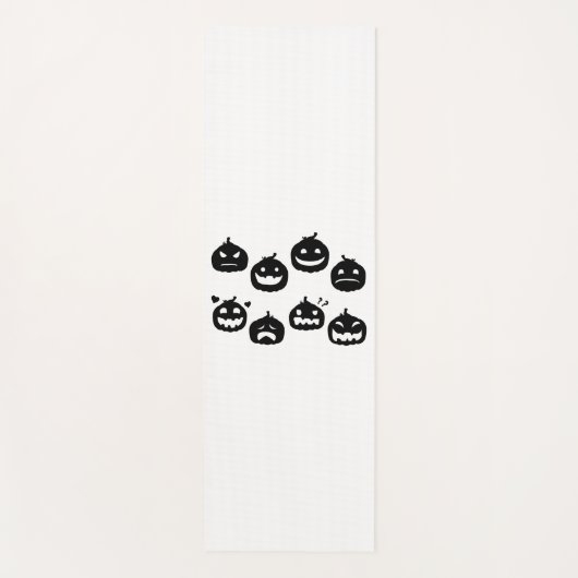 面白いハロウィーンカボチャハローウィンパーティハロウィーン ヨガマット (正面)