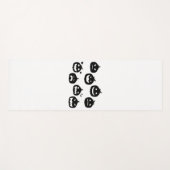 面白いハロウィーンカボチャハローウィンパーティハロウィーン ヨガマット (正面(横))