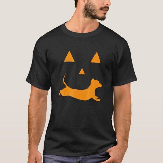 面白いハロウィーンカボンプキンダックシュントJack-O-Lantern C Tシャツ (正面)