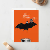 面白いハロウィーンカード ノートカード (正面/裏面インサイチュ)