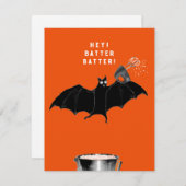 面白いハロウィーンカード ノートカード (正面/裏面)