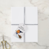 面白いハロウィーンギフトラベルウィッチカボチャ ギフトタグ (より糸付き)