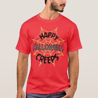 面白いハロウィーンクリープハロウィン男性へ衣装 Tシャツ