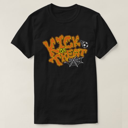 面白いハロウィーンサッカーシャツ – サッカーハロウィン Tシャツ (デザイン正面)