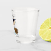 面白いハロウィーンショットグラス魔女パンプキ飛んでいる ショットグラス (右)