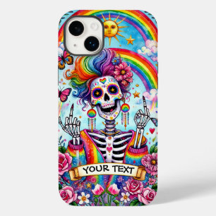 面白いハロウィーンスケルトンタロットカード Case-Mate iPhone 14 PLUSケース