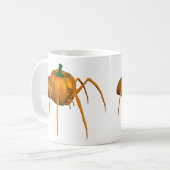 面白いハロウィーンスパイダー コーヒーマグカップ (正面左)