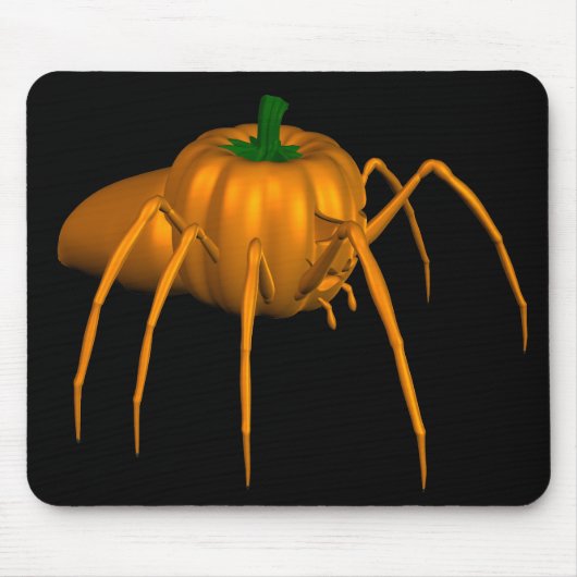 面白いハロウィーンスパイダー マウスパッド (正面)