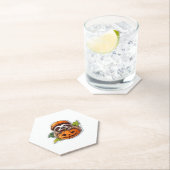 面白いハロウィーンスロースクラシックステッカーTシャツ ペーパーコースター (インサイチュ)