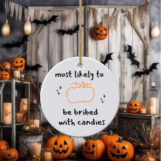 面白いハロウィーンセラミックオーナメント セラミックオーナメント