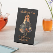 面白いハロウィーンデコール皮肉幽霊 台座サイン (インサイチュ)