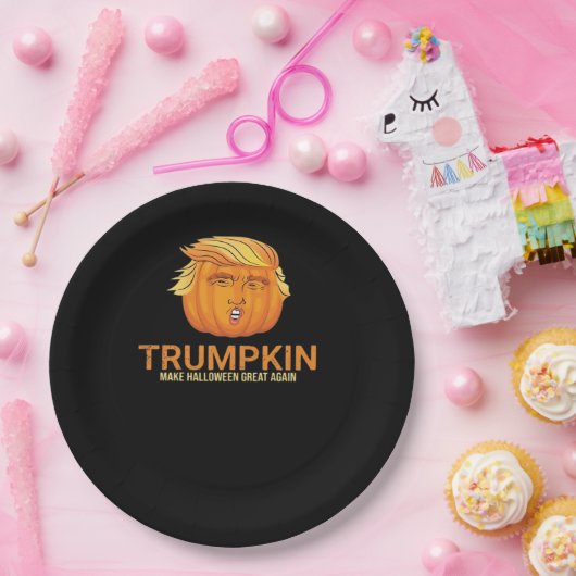面白いハロウィーントランプキン – 秋メイクハロウィーンGre ペーパープレート (パーティー)