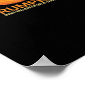 面白いハロウィーントランプキン – 秋メイクハロウィーンGre ポスター (角)