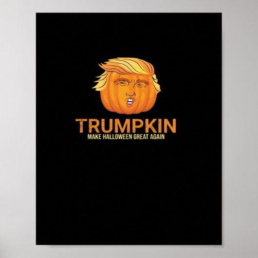 面白いハロウィーントランプキン – 秋メイクハロウィーンGre ポスター (正面)