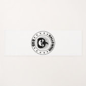 面白いハロウィーンパパハロウィーンパンプキン ヨガマット (正面(横))