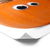 面白いハロウィーンパンプキンスカスタムポスター ポスター (角)