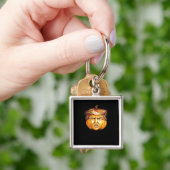 面白いハロウィーンパンプキン政治的パロディDonald Tr キーホルダー (手)